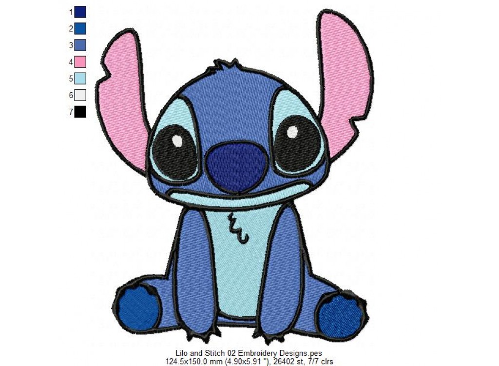 Lilo and Stitch 02 Embroidery Designs